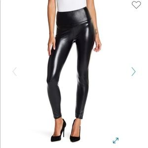 Love Fire faux leather leggings